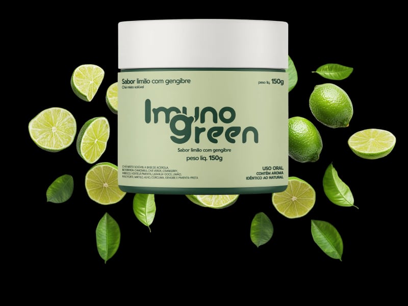 Imuno Green com limões
